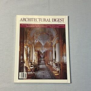 Architectural Digest May 1992 Magazine - Elegant White Cover